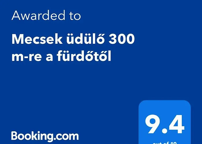 아파트 Mecsek Ueduelo Ingyenes Klimaval 300 M-re A Fuerdotol 하르카니